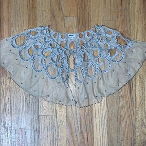 MOYNA EMBELLISHED SHRUG